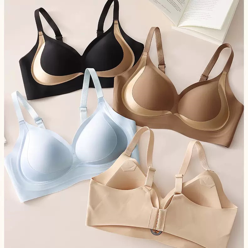 Plunge Bra Push Up - Trendy Kadın Push-Up Sütyeni M-3XL Büyük