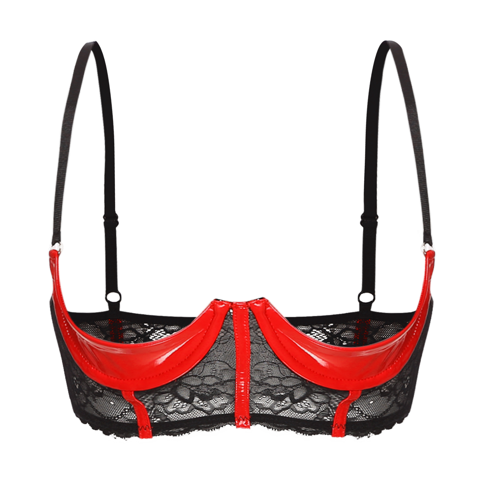 Underwire Bra Padded - Bayan açık fincan sutyenler seksi maruz