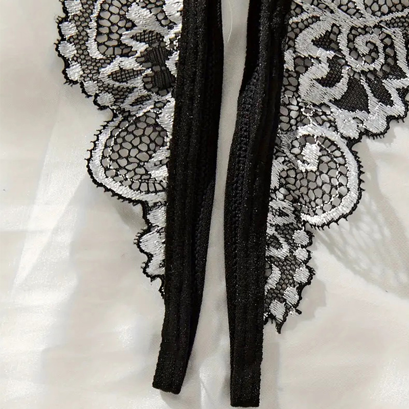 Siyah Sıcak Crotchless Seksi K - Sheer Bra Lace incelemesi ve fiyatı